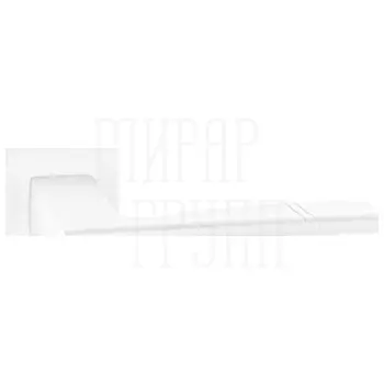 Дверные ручки Renz (Ренц) 'Риволи' INDH 72-03 на квадратной розетке супер белый