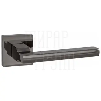 Дверные ручки Renz (Ренц) 'Рим' INDH 53-03 на квадратной розетке черный никель