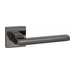 Дверные ручки Renz (Ренц) 'Рим' INDH 53-03 на квадратной розетке, черный никель