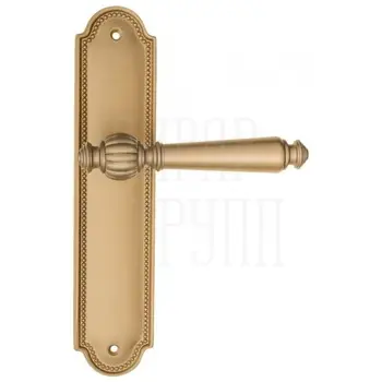 Дверная ручка Fratelli Cattini 'MARANI' на планке PL248 матовая латунь