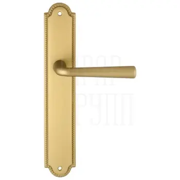 Дверная ручка Extreza 'SANDRO' (Сандро) 332 на планке PL03 матовое золото