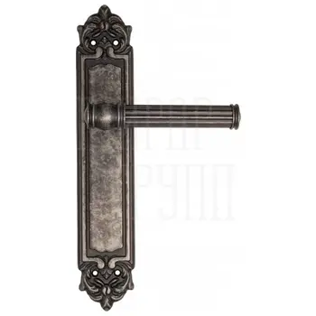 Дверная ручка Venezia 'IMPERO' на планке PL96 античное серебро