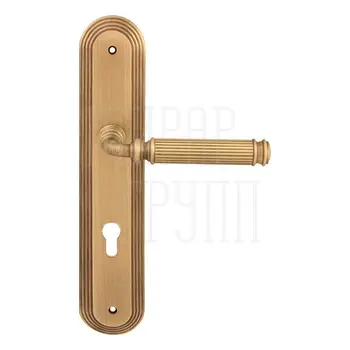 Дверная ручка на планке Melodia 290/235 'Ranja' матовая бронза (cyl)