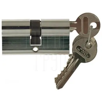 Venezia цилиндр (70 мм/25+10+35) ключ-ключ полированный хром