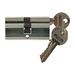 Venezia цилиндр (70 мм/25+10+35) ключ-ключ, полированный хром