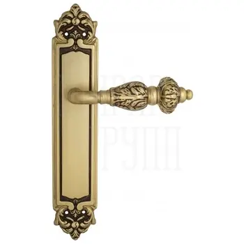 Дверная ручка Venezia 'LUCRECIA' на планке PL96 французское золото