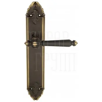 Дверная ручка Venezia 'PELLESTRINA' на планке PL90 темная бронза