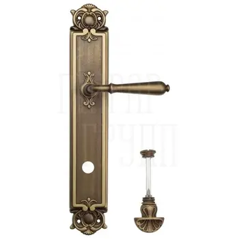 Дверная ручка Venezia 'CLASSIC' на планке PL97 матовая бронза (wc-4)