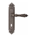 Дверная ручка на планке Melodia 292/229 "Samantha", античное серебро (cab)