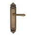Дверная ручка Fratelli Cattini 'TOSCANA' на планке PL96 , матовая бронза