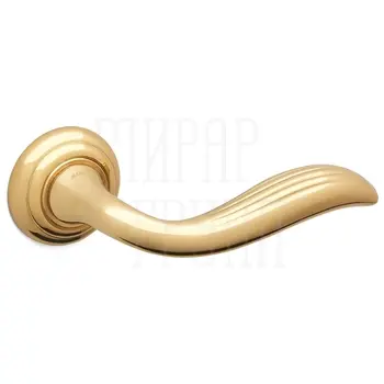 Дверная ручка на розетке Mandelli 'Plisse' 981 золото