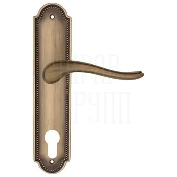 Дверная ручка Fratelli Cattini 'LAVERA' на планке PL248 матовая бронза (cyl)