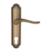 Дверная ручка Fratelli Cattini "LAVERA" на планке PL248 , матовая бронза (cyl)