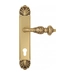 Дверная ручка Venezia "LUCRECIA" на планке PL87, французское золото (cyl)