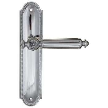 Дверная ручка Fratelli Cattini 'TORCELLO' на планке PL248 полированный хром