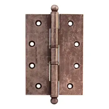 Петля дверная универсальная Melodia латунь 522A 126 мм античное серебро