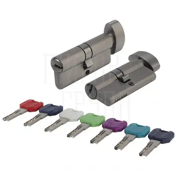 Цилиндровый Punto (Пунто) MaxPro7002Knob60mm(25+10+25) BL 7key с вертушкой