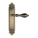 Дверная ручка Venezia 'ANAFESTO' на планке PL96, матовая бронза