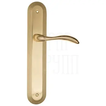 Дверная ручка Fratelli Cattini 'LUCCIA' на планке PL288 полированная латунь
