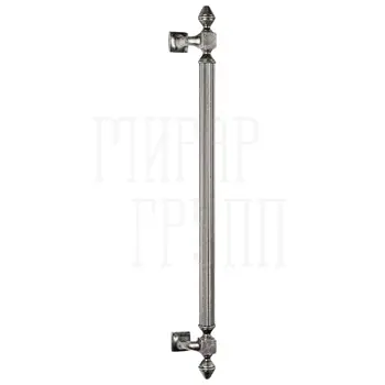 Ручка дверная скоба Extreza IMPERO 700 мм межосевое 570 мм античное серебро