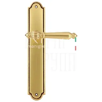 Дверная ручка Extreza 'DANIEL' (Даниел) 308 на планке PL03 французское золото