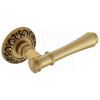 Дверная ручка на розетке Venezia 'CALLISTO' D4 французское золото