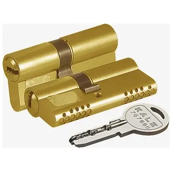 Цилиндровый механизм Kale kilit (Кале килит) 164 OBS SNE/90 (35+10+45) mm латунь