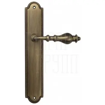 Дверная ручка Venezia 'GIFESTION' на планке PL98 матовая бронза