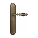 Дверная ручка Venezia 'GIFESTION' на планке PL98, матовая бронза