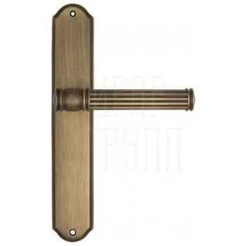 Дверная ручка Venezia 'IMPERO' на планке PL02 матовая бронза