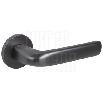 Дверные ручки-защелки на раздельном основании Fuaro (Фуаро) 'PRIDE' SLR (R.SLR52.PRIDE) графит