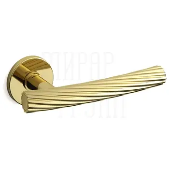 Дверная ручка на розетке Mandelli 'Fusilla' 1731 золото