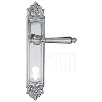 Дверная ручка Fratelli Cattini 'MARANI' на планке PL96 полированный хром (cyl)