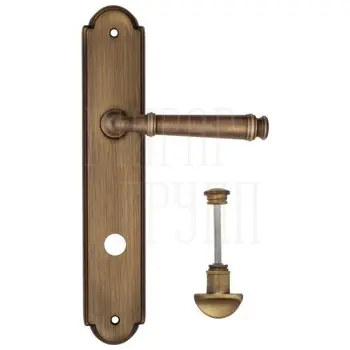 Дверная ручка Fratelli Cattini 'FARFALLA' на планке PL257 матовая бронза (wc-2)