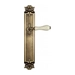 Дверная ручка Venezia "COLOSSEO" на планке PL97, матовая бронза