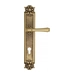 Дверная ручка Venezia "CALLISTO" на планке PL97, французское золото (cyl)