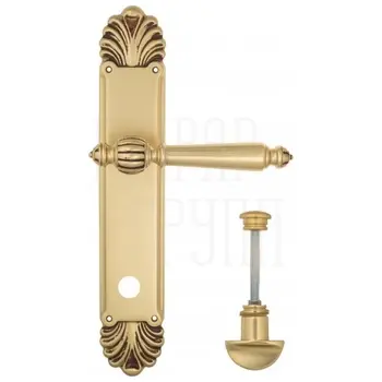 Дверная ручка Venezia 'PELLESTRINA' на планке PL87 французское золото (wc)