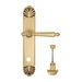 Дверная ручка Venezia "PELLESTRINA" на планке PL87, французское золото (wc)