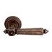 Дверная ручка на розетке Melodia 246 P "Nike", античная бронза