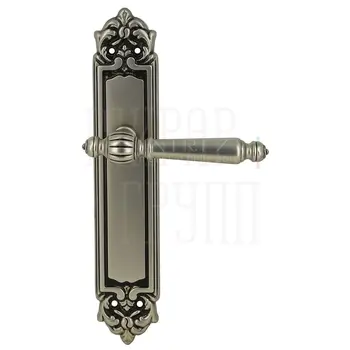 Дверная ручка Extreza 'DANIEL' (Даниел) 308 на планке PL02 матовое серебро