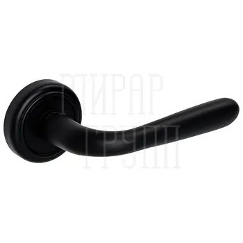 Дверная ручка Extreza 'Aldo' (Алдо) 331 на круглой розетке R01 черный