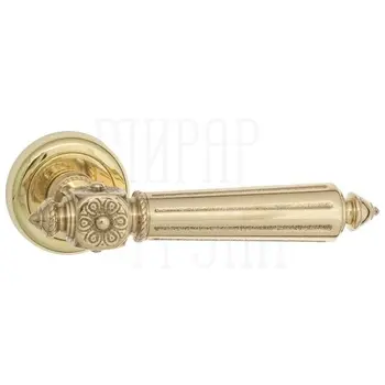 Дверная ручка на розетке Venezia 'CASTELLO' D1 полированная латунь