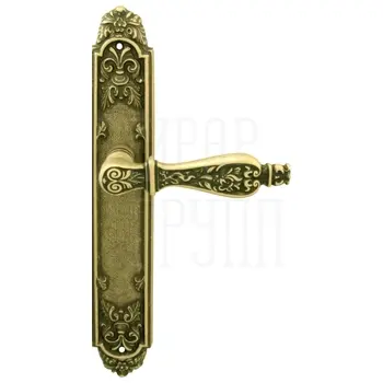 Дверная ручка на планке Melodia 465/Siracusa матовая бронза