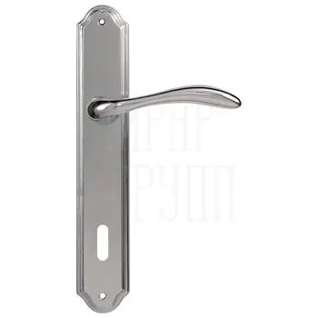 Дверная ручка на планке Melodia 132/230 'Laguna' полированный хром (key)