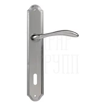 Дверная ручка на планке Melodia 132/230 'Laguna' полированный хром (key)