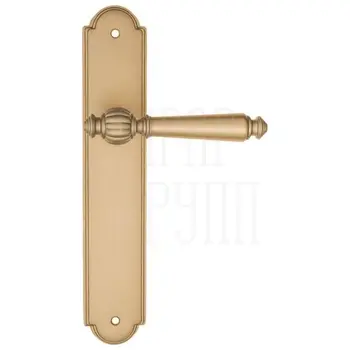 Дверная ручка Fratelli Cattini 'MARANI' на планке PL257 матовая латунь