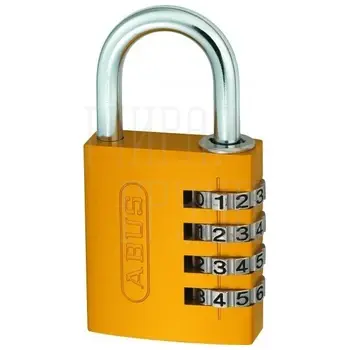 Навесной замок ABUS 724/40 кодовый желтый