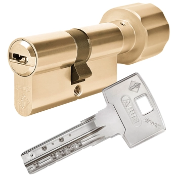 Цилиндровый механизм Abus Bravus.3500 MX MAGNET ключ-вертушка 130 mm (90+10+30) латунь