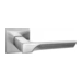 Дверные ручки Puerto (Пуэрто) "Кастаньоле", серия SLIM INAL 549-03 (slim) на тонком квадратном основании, матовый никель
