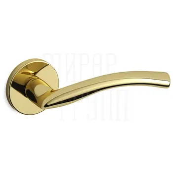 Дверная ручка на розетке Mandelli 'Zoom' 351 золото